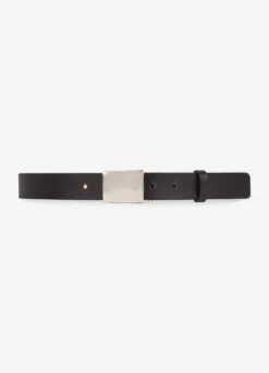 Ceinture Militaire En Cuir Noir