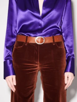 Ceinturon En Cuir Camel -barbarabui Soldes Magasin a6927sva 18 image v8eotuizamz6chj8