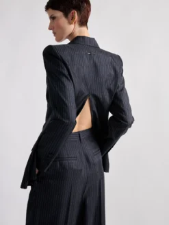 Veste En Twill De Soie Imprimé Rayures Tennis -barbarabui Soldes Magasin barbara bui F1202FRR 55 image 3 848dd6e8 3efa 4b77 bc37 044e5aad8fe0