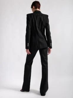 Veste 3 Poches En Gabardine De Coton Stretch Noire -barbarabui Soldes Magasin barbara bui F1206XEA 10 image 3 d7b78fb7 312f 4840 9568 64858c95878b