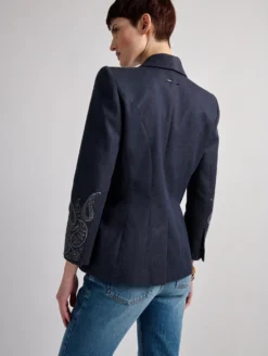 Veste Col Châle Cintrée Avec Effet Jacquard -barbarabui Soldes Magasin barbara bui F1208FLI 30 image 2 7c063192 eaa0 4c77 a880 8c045cf3716f