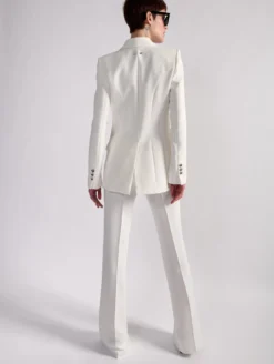 Veste De Costume à Manches Zippées En Crêpe Ivoire -barbarabui Soldes Magasin barbara bui F1209EEA 11 image 4 9134fd9a 4c69 441d ab09 15757a821265