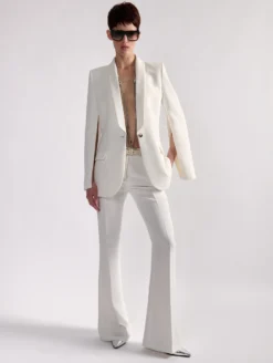 Veste De Costume à Manches Zippées En Crêpe Ivoire -barbarabui Soldes Magasin barbara bui F1209EEA 11 image 5 73b17185 f153 42f8 ab61 368b177225f7