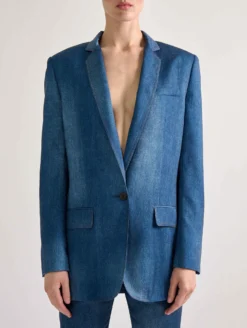 Veste Boyfriend à Imprimé Denim -barbarabui Soldes Magasin barbara bui F1223FEL 40 additional