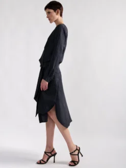 Robe En Twill De Soie Imprimé Rayures Tennis -barbarabui Soldes Magasin barbara bui F1331FRR 55 image 3 03a9cd74 a1f3 42d9 a2de 8e0644df49aa