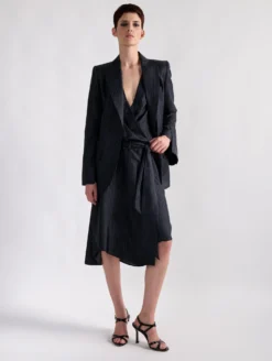 Robe En Twill De Soie Imprimé Rayures Tennis -barbarabui Soldes Magasin barbara bui F1331FRR 55 image 5 484ad586 58dd 4647 8229 5b3a5655ea51