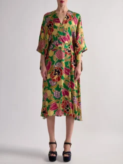 Robe Kimono En Satin Imprimé Geisha -barbarabui Soldes Magasin barbara bui F1332FRP 2734 additional