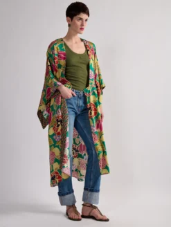 Robe Kimono En Satin Imprimé Geisha -barbarabui Soldes Magasin barbara bui F1332FRP 2734 image 4 85c1f7e7 58aa 4fb4 9366 f4db4f8f172c