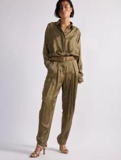 Chemise En Satin De Viscose Léger Kaki -barbarabui Soldes Magasin barbara bui F1412FEK 37 image 4 2b7d559a f2dd 483d 8a5d 25d6aa8835c8