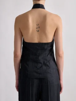 Top En Twill De Soie Imprimé Rayures Tennis -barbarabui Soldes Magasin barbara bui F1425FRR 55 image 2 466d82b8 aca5 4289 a3d1 07ad44d975e2