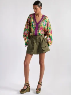 Top Manches Longues En Satin Imprimé Geisha -barbarabui Soldes Magasin barbara bui F1427FRP 2734 image 3 93ad8112 04b0 4950 b6d6 b04449a40bdf