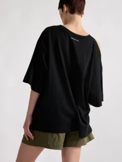 Tee-shirt Drapé Oversized En Jersey De Coton Noir -barbarabui Soldes Magasin barbara bui F1460ZMA 10 image 4 ee440cdb 583b 4d5b 9057 e8fe805e13f6