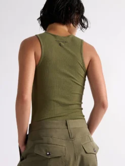 Débardeur Drapé Asymétrique En Jersey Côtelé Kaki -barbarabui Soldes Magasin barbara bui F1472JMM 47 image 4 705dc461 ac59 4fe6 bb2d 843736d556f2