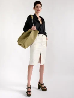 Jupe Crayon Zippée En Gabardine Stretch Blanc -barbarabui Soldes Magasin barbara bui F1504FEA 11 image 1 15f0b9e2 3b48 4542 bc82 5426e84439e0