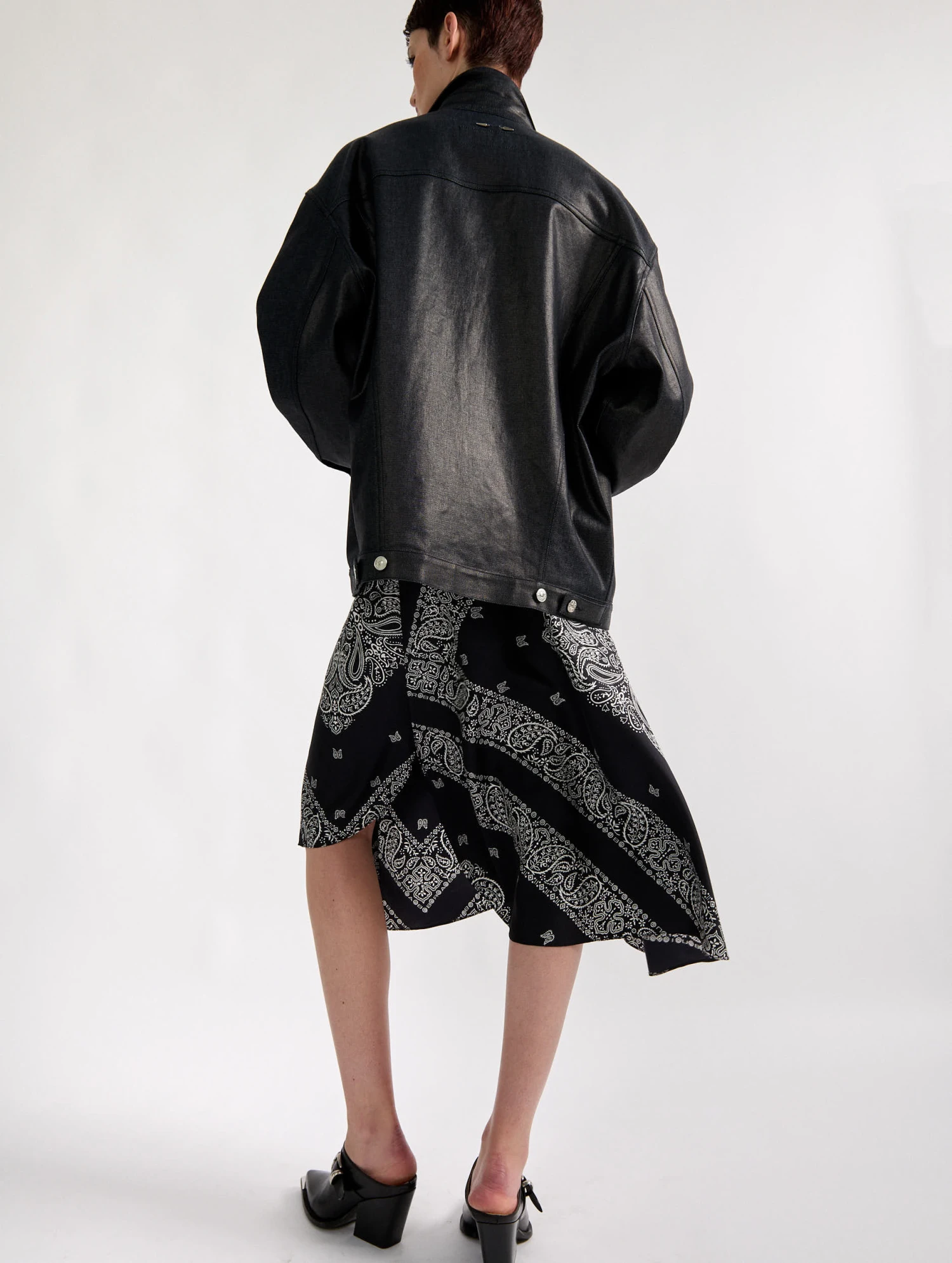 Jupe Foulard En Twill De Soie Imprimé Bandana 5 Jupe Foulard En Twill De Soie Imprimé Bandana – Image 5