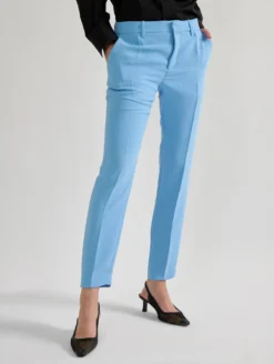 Pantalon Roxy En Crêpe Bleu -barbarabui Soldes Magasin barbara bui F1612EEA 053 additional
