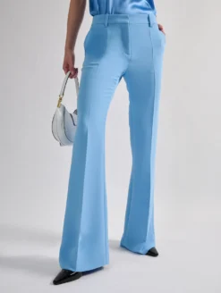 Pantalon De Costume Bootleg En Crêpe Bleu -barbarabui Soldes Magasin barbara bui F1616EEA 053 additional