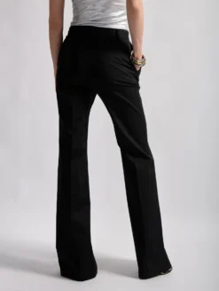Pantalon Bootleg En Gabardine De Coton Stretch Noir -barbarabui Soldes Magasin barbara bui F1622XEA 10 image 3 5b4a4619 5508 4b61 91f3 552c76f9de86