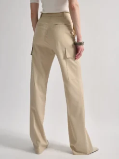Pantalon Battle En Gabardine Stretch Sable -barbarabui Soldes Magasin barbara bui F1627FEG 21 image 4 aed559ad bc41 496b 80b4 bb20d2eaf1d6