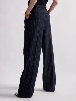 Pantalon à Plis Taille Haute à Rayures Tennis Marine -barbarabui Soldes Magasin barbara bui F1630FAE 55 image 3 3922d668 d2c7 4036 8be7 f308679859ff