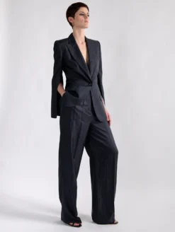 Pantalon En Twill De Soie Imprimé Rayures Tennis -barbarabui Soldes Magasin barbara bui F1630FRR 55 image 3 bb268546 15fe 49a0 a45b b79c6e8bef94