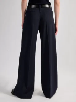 Pantalon à Plis En Gabardine De Laine Stretch Navy -barbarabui Soldes Magasin barbara bui F1634FEG 55 image 4 48e7eb54 b452 4015 a6e5 bc1848458975