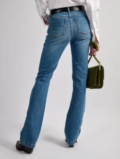 Jean 5 Poches Coupe Droite En Denim Bleu -barbarabui Soldes Magasin barbara bui F1635FLF 30 image 4 d901ede7 298d 4cae a193 2f87ef9fbe1e