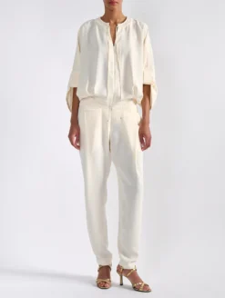 Combinaison En Crêpe Fluide Ivoire -barbarabui Soldes Magasin barbara bui F1653XEF 11 additional