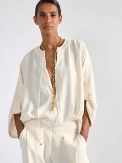 Combinaison En Crêpe Fluide Ivoire -barbarabui Soldes Magasin barbara bui F1653XEF 11 image 1 76bed557 024f 4c69 9fed bae894794611