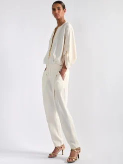 Combinaison En Crêpe Fluide Ivoire -barbarabui Soldes Magasin barbara bui F1653XEF 11 image 3 08c56cfc e26a 421d b571 58095fc1d8b1