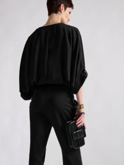 Combinaison En Crêpe Fluide Noir 6 Combinaison En Crêpe Fluide Noir -barbarabui Soldes Magasin barbara bui F1653XEF 55 image 2 copie