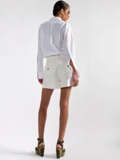 Short Cargo En Gabardine Stretch Blanc -barbarabui Soldes Magasin barbara bui F1663FEA 11 image 3 6b0c1f6e a214 4367 83ad 2cabc0e195b6