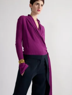 Pull Cache-coeur En Maille Bougainvillier -barbarabui Soldes Magasin barbara bui F4219LXA 46 image 3 d42b530a 1cc6 45e4 82b7 3ac776fe4c98