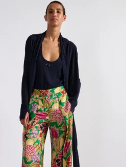 Pull Cache-coeur En Maille Marine