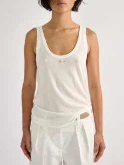 Débardeur En Maille Ivoire -barbarabui Soldes Magasin barbara bui F4220LXA 11 additional