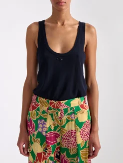 Débardeur En Maille Marine -barbarabui Soldes Magasin barbara bui F4220LXA 55 additional