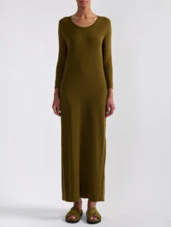 Robe En Maille Vert Olive -barbarabui Soldes Magasin barbara bui F4221LXA 37 additional
