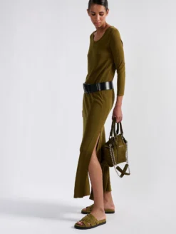 Robe En Maille Vert Olive -barbarabui Soldes Magasin barbara bui F4221LXA 37 image 3 a1848635 77b0 4f91 8883 7ecea1aa32f0