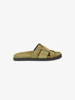 Mules Anatomiques En Daim Tilleul -barbarabui Soldes Magasin barbara bui F5116SCF 17 additional ret