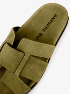 Mules Anatomiques En Daim Tilleul -barbarabui Soldes Magasin barbara bui F5116SCF 17 image 5 ret