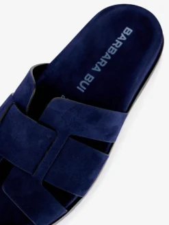 Mules Anatomiques En Daim Marine -barbarabui Soldes Magasin barbara bui F5116SCF 45 image 5 2e304961 c766 49ba 8a94 f223446c7960