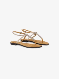 Sandales Entre-doigts En Daim Caramel Strassé -barbarabui Soldes Magasin barbara bui F5205SCF 18 image 2 75c43358 5744 477f 8e2a 25eb08037b31