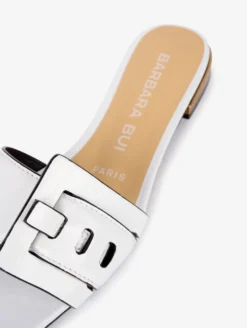 Mules En Cuir Verni Blanc -barbarabui Soldes Magasin barbara bui F5215NBC 01 image 4 b1216184 8725 4579 8787 4a85cb63581d