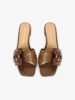 Mules En Cuir Verni Taupe -barbarabui Soldes Magasin barbara bui F5215NBC 41 image 5 eee0ab49 124b 4549 90fc affdcaf10673