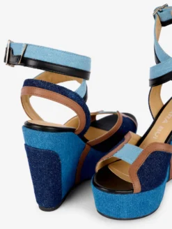 Sandales Compensées En Jeans Et Cuir -barbarabui Soldes Magasin barbara bui F5236TJF 50 image 5 31958dc2 68ba 44ad b392 8188126413ee