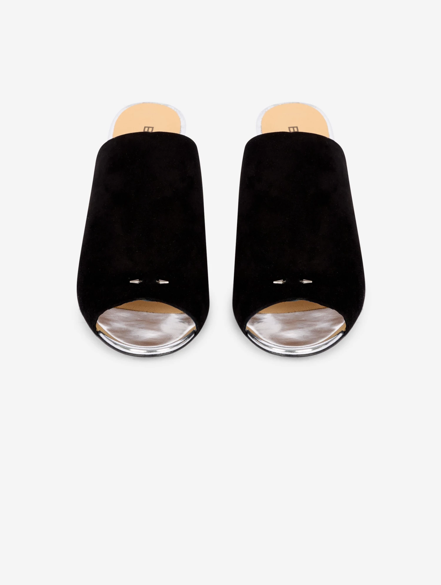 Mules En Daim Noir 4 Mules En Daim Noir – Image 4