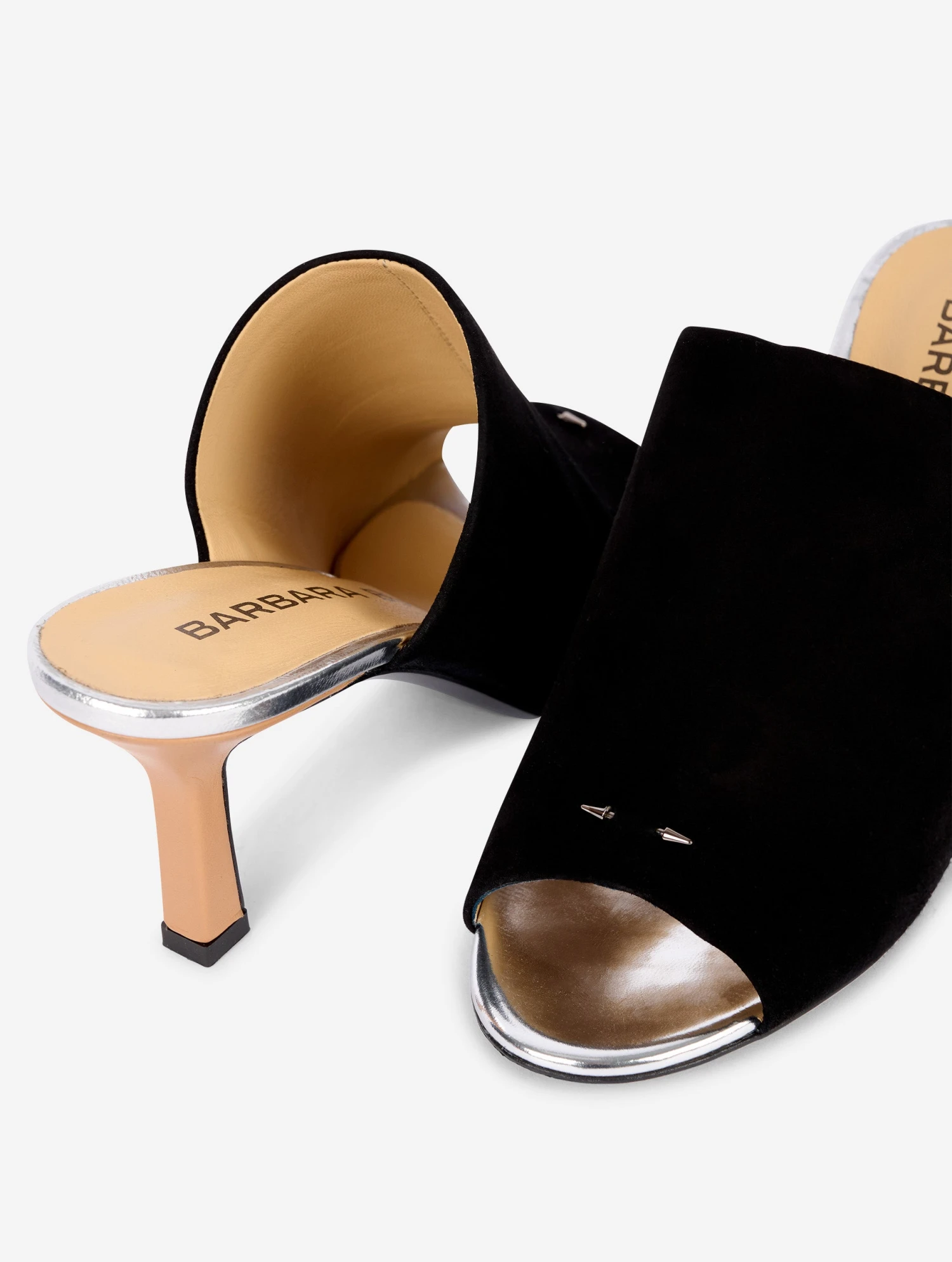 Mules En Daim Noir 5 Mules En Daim Noir – Image 5