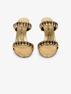 Mules En Cuir Metallisé Or -barbarabui Soldes Magasin barbara bui F5311NLA 60 image 4 aeef371c cf31 434d a740 bb8f80e20e1b