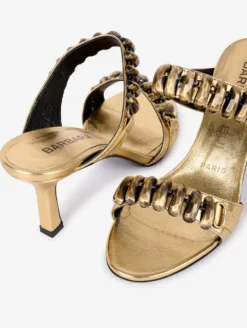 Mules En Cuir Metallisé Or -barbarabui Soldes Magasin barbara bui F5311NLA 60 image 5 8389be03 42d3 4e66 b4aa 834b9119ddea