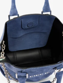 Sac "Little Chamallow" En Daim Bleu Jeans -barbarabui Soldes Magasin barbara bui F6751CVF 30 image 4 f44c0865 9c64 4205 99c8 6e1a948d1d13